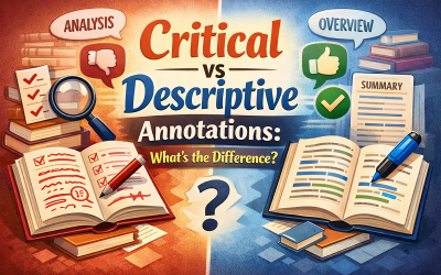 Critical vs Descriptive Annotations: What’s the Difference?