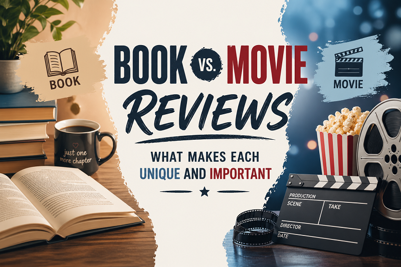 book review vs movie review