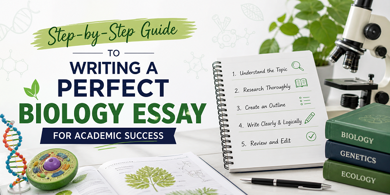 how to write biology essay