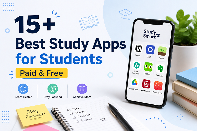 15+ Best Study Apps for Students – Paid & Free