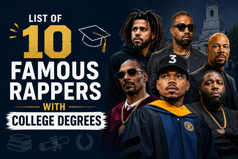List of 10 Famous Rappers with College Degrees