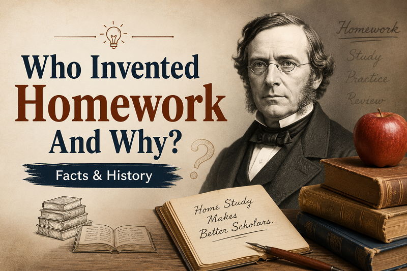 Who Invented Homework And Why? Facts & History