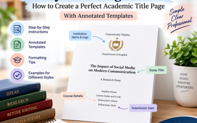 How to Make a Cover Page for an Essay: Guide with Annotated Templates